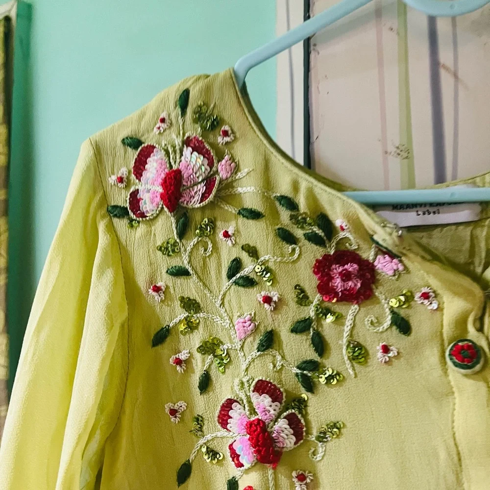 Mint green short kurta ☺️ - Picture 6 of 7